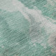 5' X 8' Teal Gray And Lavender Abstract Washable Area Rug With UV Protection