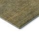 8' X 10' Sage Gold And Khaki Striped Washable Area Rug With UV Protection