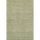 8' X 10' Wheat Gold And Green Striped Washable Area Rug With UV Protection