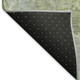 5' X 8' Green Purple And Silver Abstract Washable Area Rug With UV Protection