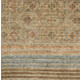 8' X 10' Copper Beige And Brown Striped Washable Area Rug With UV Protection