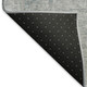 3' X 5' Silver And Gray Oriental Washable Area Rug With UV Protection