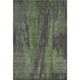 10' X 14' Olive Green Charcoal And Gray Abstract Washable Area Rug With UV Protection