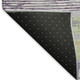 10' X 14' Lavender Green And Ivory Striped Washable Area Rug With UV Protection