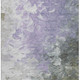 3' X 5' Lavender Gray And Silver Abstract Washable Area Rug With UV Protection