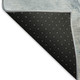 3' X 5' Sky Blue Gray And Silver Abstract Washable Area Rug With UV Protection