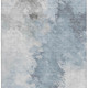 9' X 12' Sky Blue Gray And Silver Abstract Washable Area Rug With UV Protection