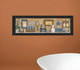 Starlight Bath 1 Black Framed Print Bathroom Wall Art