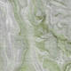 5' X 8' Artichoke Green Gray And Silver Abstract Washable Area Rug With UV Protection