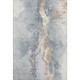 10' X 14' Gray Beige And Ivory Abstract Washable Area Rug With UV Protection