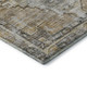 9' X 12' Brown Gray And Silver Oriental Washable Area Rug With UV Protection