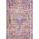 8' X 10' Pink Purple And Blue Oriental Washable Area Rug With UV Protection