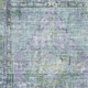 8' X 10' Teal Lavender And Green Oriental Washable Area Rug With UV Protection