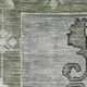 8' X 10' Artichoke Green Gray And Silver Oriental Washable Area Rug With UV Protection