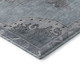 10' X 14' Sky Blue And Gray Oriental Washable Area Rug With UV Protection