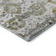 8' X 10' Linen Gold And Ivory Oriental Washable Area Rug With UV Protection