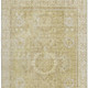 9' X 12' Beige And Gold Oriental Washable Area Rug With UV Protection