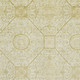 10' X 14' Wheat And Gold Geometric Washable Area Rug With UV Protection