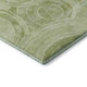 9' X 12' Sage And Fern Green Geometric Washable Area Rug With UV Protection