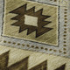9' X 12' Brown Beige And Charcoal Geometric Washable Area Rug With UV Protection