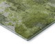 8' X 10' Artichoke Green Gray And Ivory Abstract Washable Area Rug With UV Protection
