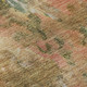 3' X 5' Fern Green Rust And Copper Abstract Washable Area Rug With UV Protection