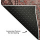 10' X 14' Rust And Gray Oriental Washable Area Rug With UV Protection