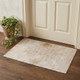 3' X 5' Coral And Ivory Oriental Washable Area Rug With UV Protection