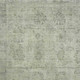 5' X 8' Sage And Gray Oriental Washable Area Rug With UV Protection