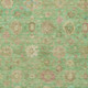 9' X 12' Lime Green Pink And Teal Damask Washable Area Rug With UV Protection