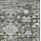 9' X 12' Pewter And Silver Oriental Washable Area Rug With UV Protection