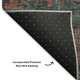 10' X 14' Coral Gray And Silver Abstract Washable Area Rug With UV Protection
