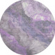 8' Purple Ivory And Gray Floral Washable Round Rug With UV Protection