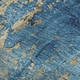 9' X 12' Blue And Gold Abstract Washable Area Rug With UV Protection