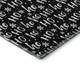 10' X 14' Black And Ivory Abstract Geometric Washable Area Rug With UV Protection
