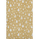 10' X 14' Gold And Ivory Abstract Geometric Washable Area Rug With UV Protection