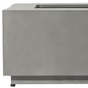 50000 BTU 42" Gray Steel Propane Rectangular Fire Pit With Cover