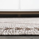 10' Beige And Brown Trellis Indoor Outdoor Runner Rug