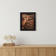 Joy of Hunting deer Black Framed Print Wall Art