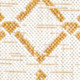 3' X 5' Cream And Yellow Trellis Indoor Outdoor Area Rug