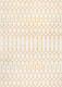4' X 6' Cream And Yellow Trellis Indoor Outdoor Area Rug