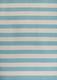 8' X 10' Aqua And Cream Striped Indoor Outdoor Area Rug