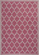 8' X 10' Fuchsia And Light Gray Geometric Indoor Outdoor Area Rug