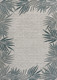 5' X 8' Blue And Cream Floral Indoor Outdoor Area Rug
