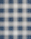 5' X 8' Navy Blue And Cream Gingham Indoor Outdoor Area Rug
