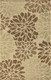 3' X 5' Sage And Brown Floral Indoor Outdoor Area Rug