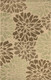 8' X 10' Sage And Brown Floral Indoor Outdoor Area Rug