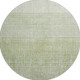8' Sage And Ivory Geometric Washable Round Rug With UV Protection