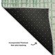 10' X 14' Teal And Ivory Geometric Washable Area Rug With UV Protection