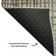 10' X 14' Taupe And Brown Geometric Washable Area Rug With UV Protection